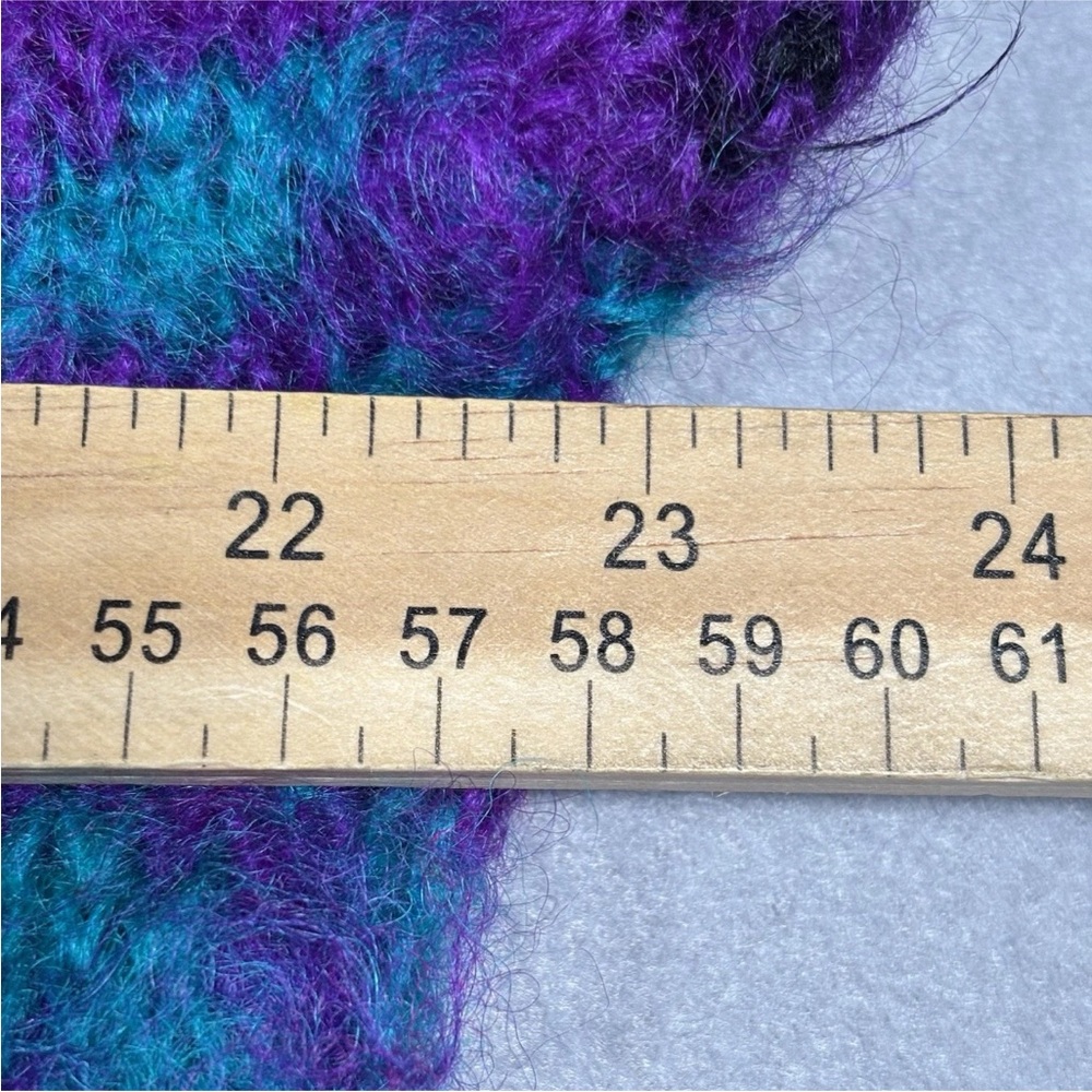 Vintage The Gold Label Designer Collection Mohair Sweater Womens Medium Purple - Picture 3 of 7